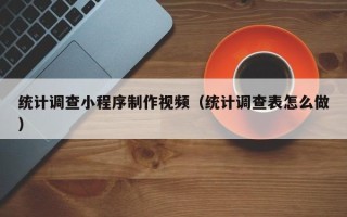 衢州统计调查小程序制作视频（统计调查表怎么做）